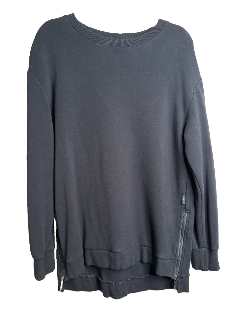 VARLEY Charter Sweat DoubleSoft Crewneck Long Sleeve Sweatshirt Black K26